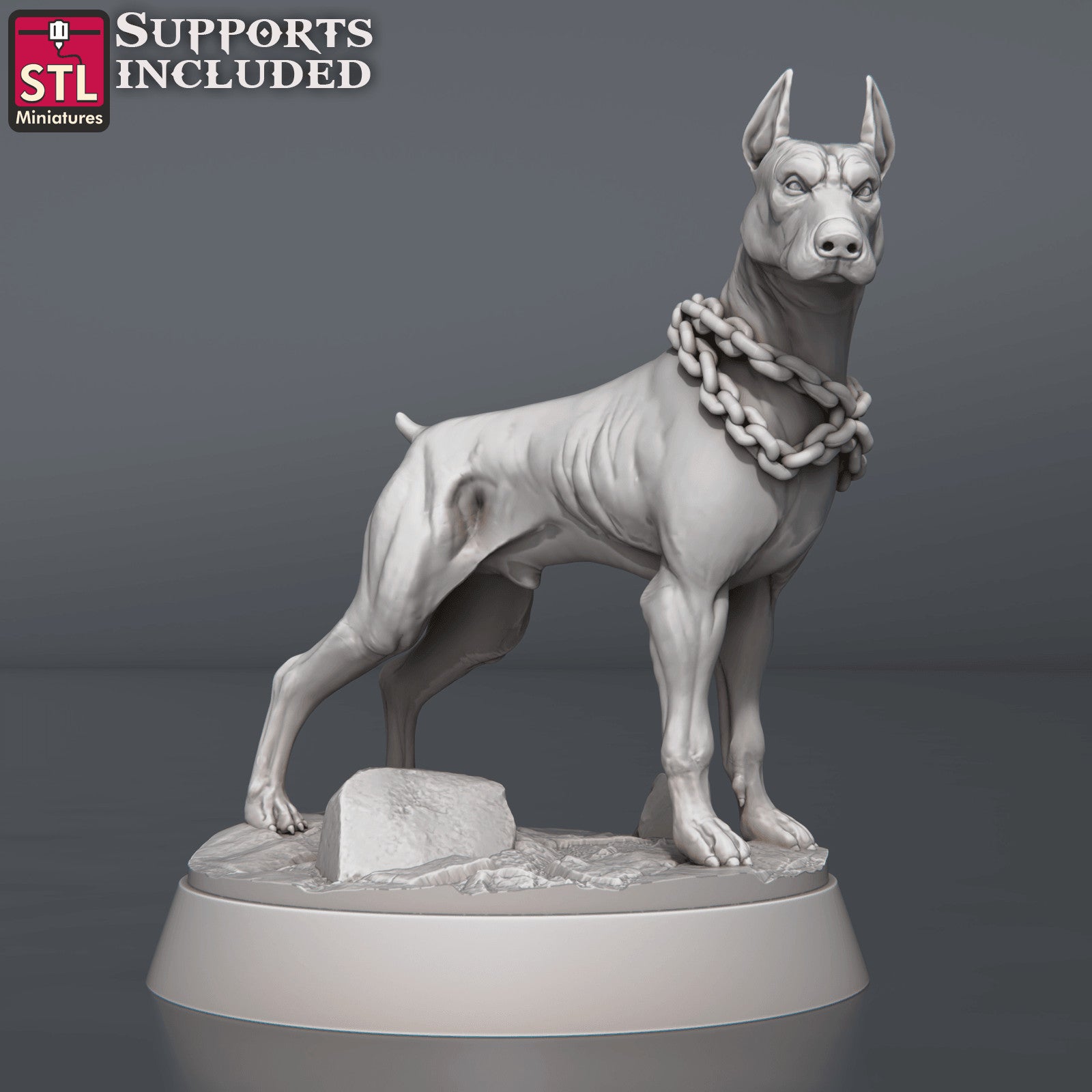 Wild dog miniature C
