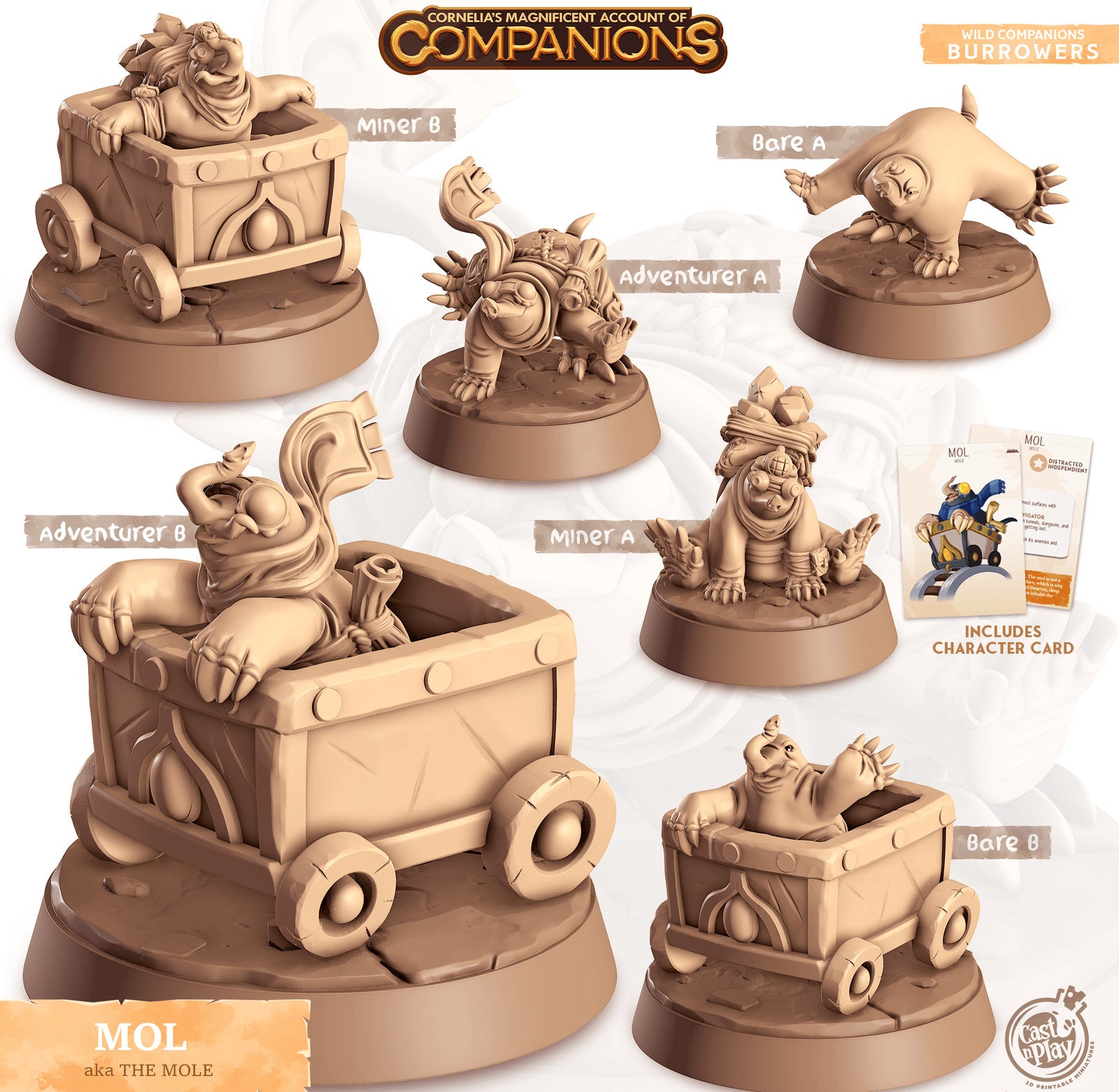 Mol Mole Companion miniature
