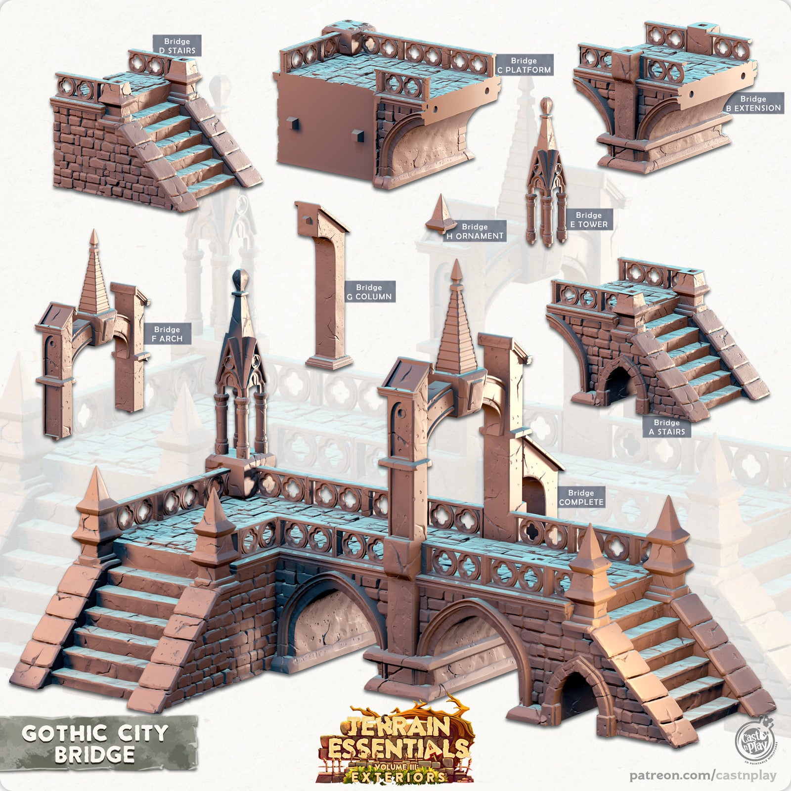 Bridge Gothic City Set