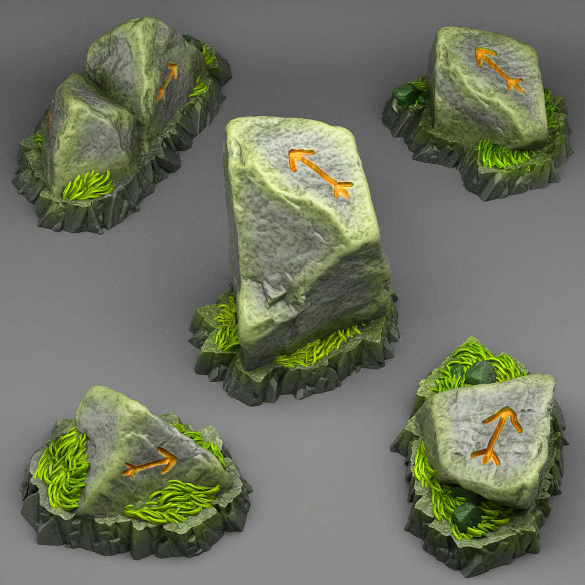 Oriented Traveler Stones