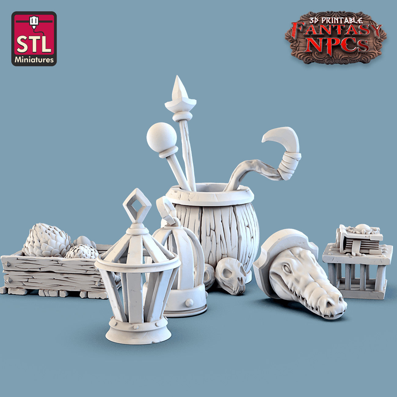 Magic item small props 28mm scenery