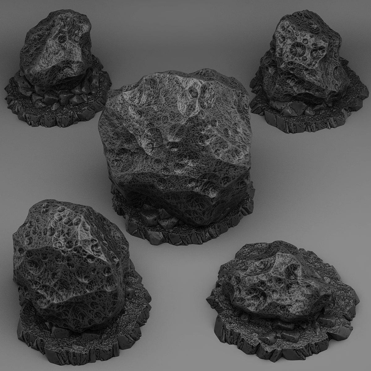 Crashed Asteroids