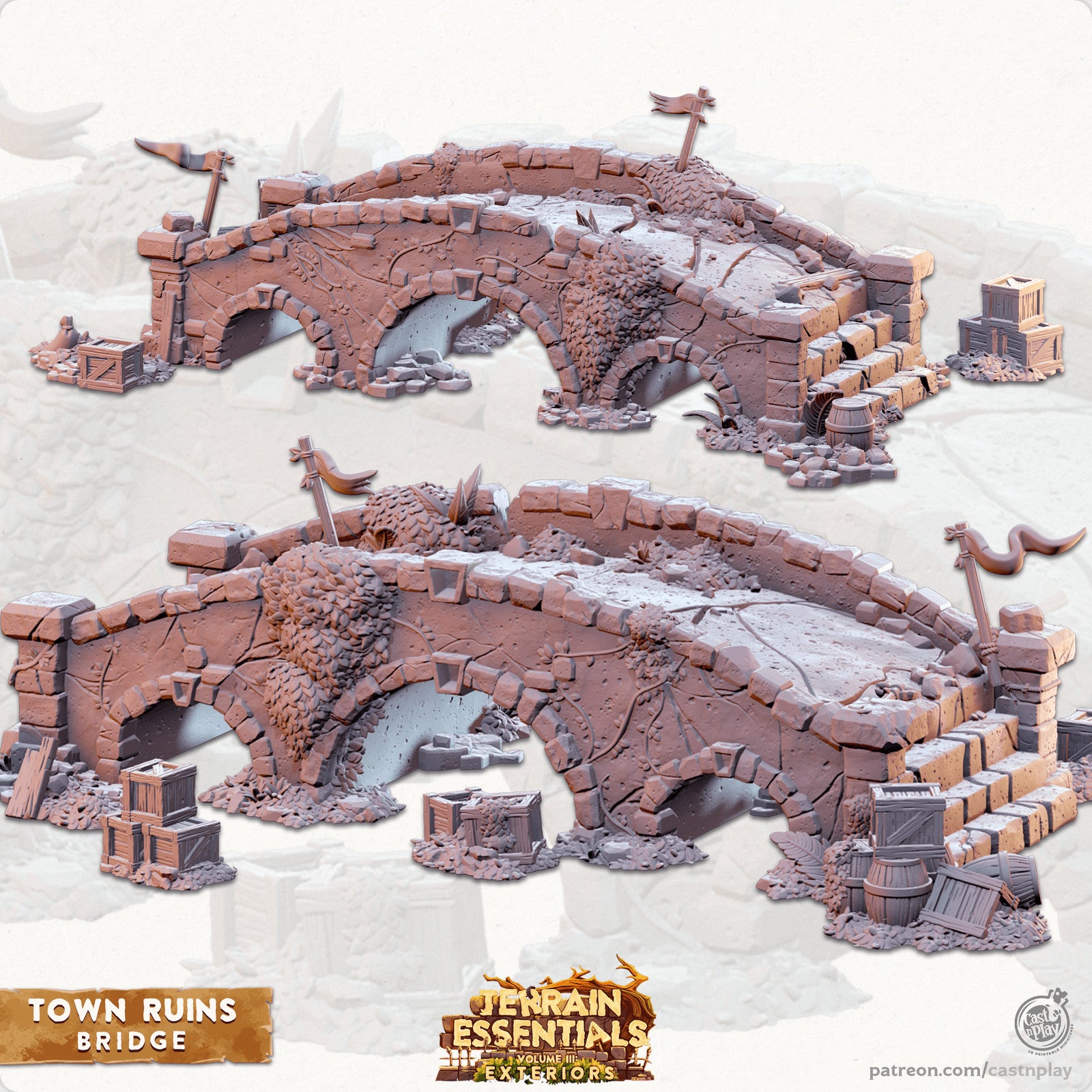 Town Bridge Terrain Set