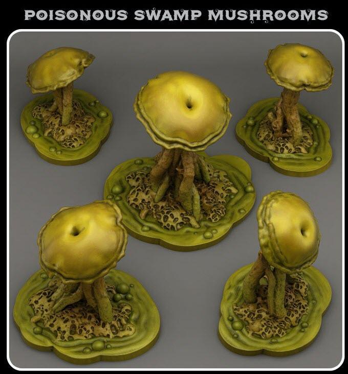 Poisonous Swamp Mushrooms
