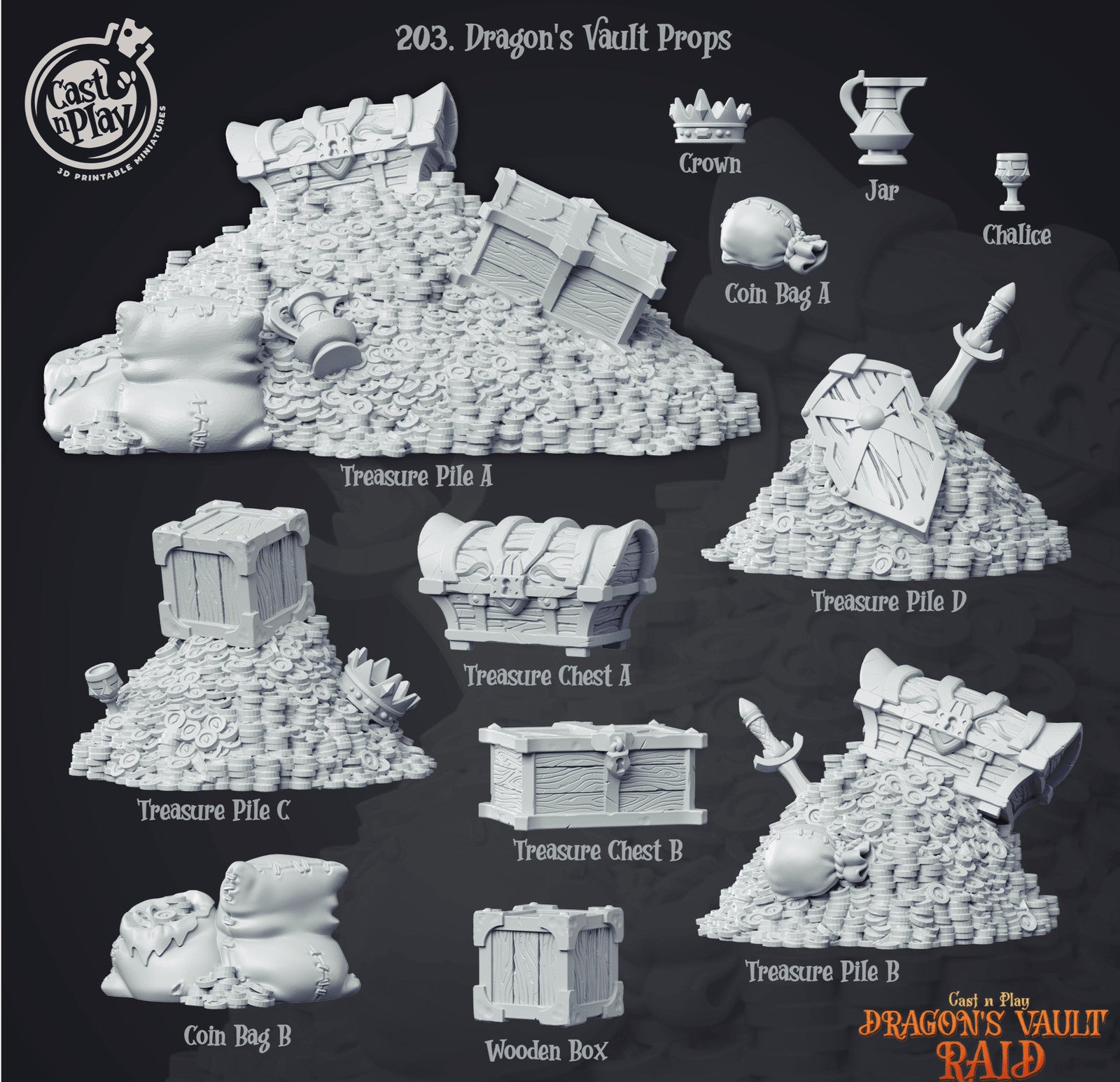 Dragon's Vault Props – Dragon's Hoard
