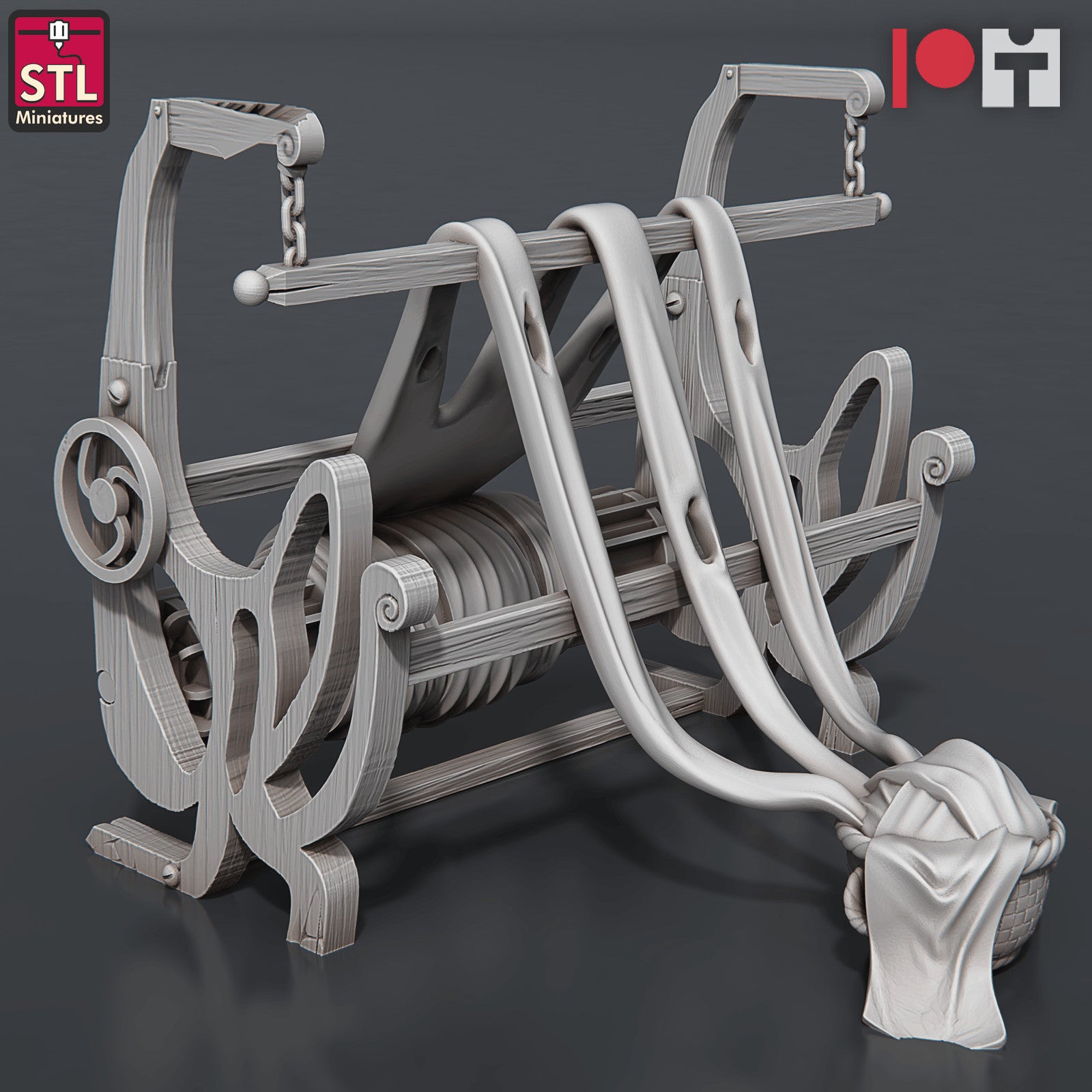 Sewing machine 28mm tabletop scenery