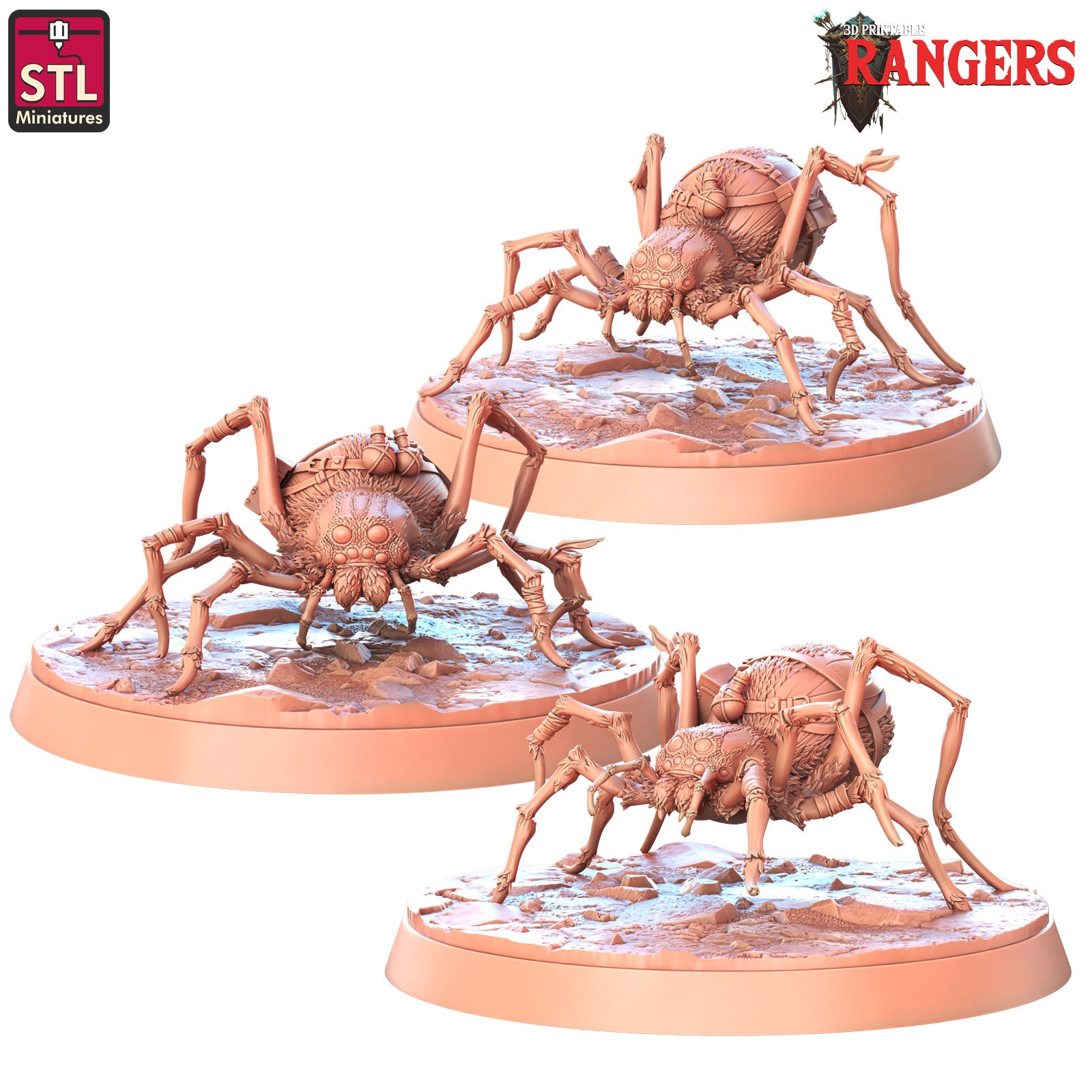 Rangers Spiders 28mm resin miniature set