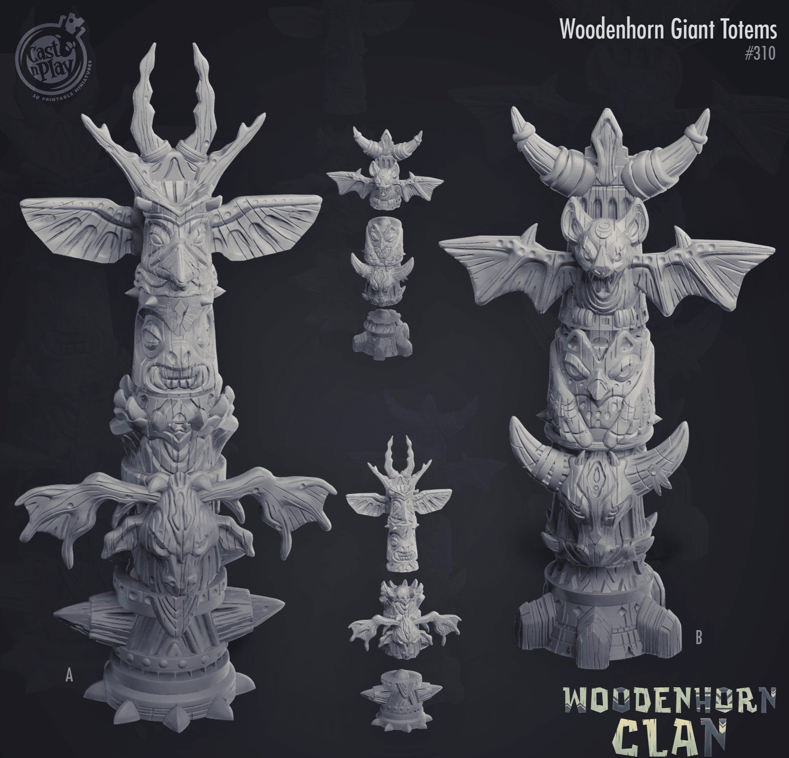Giant Totems – Woodenhorn Clan