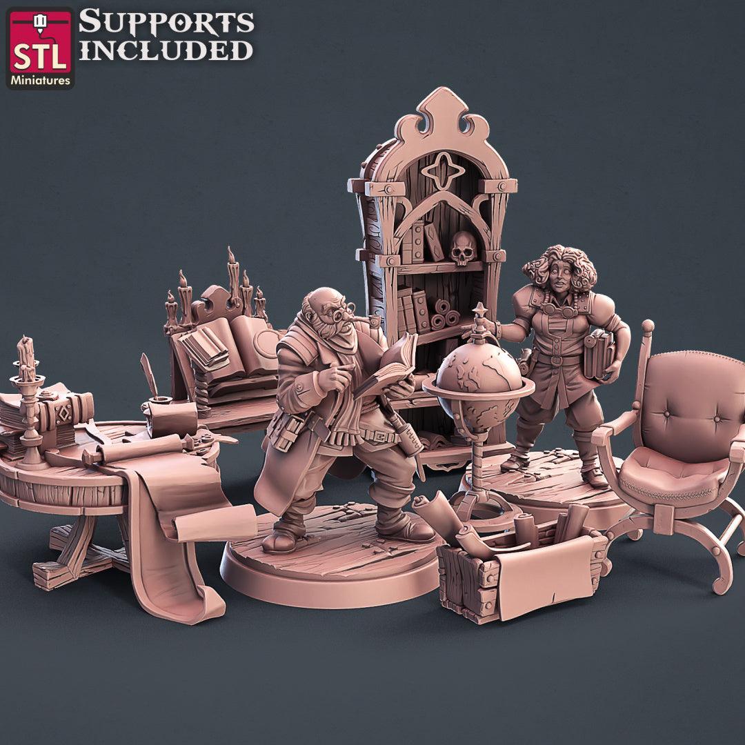 Librarian figures miniatures