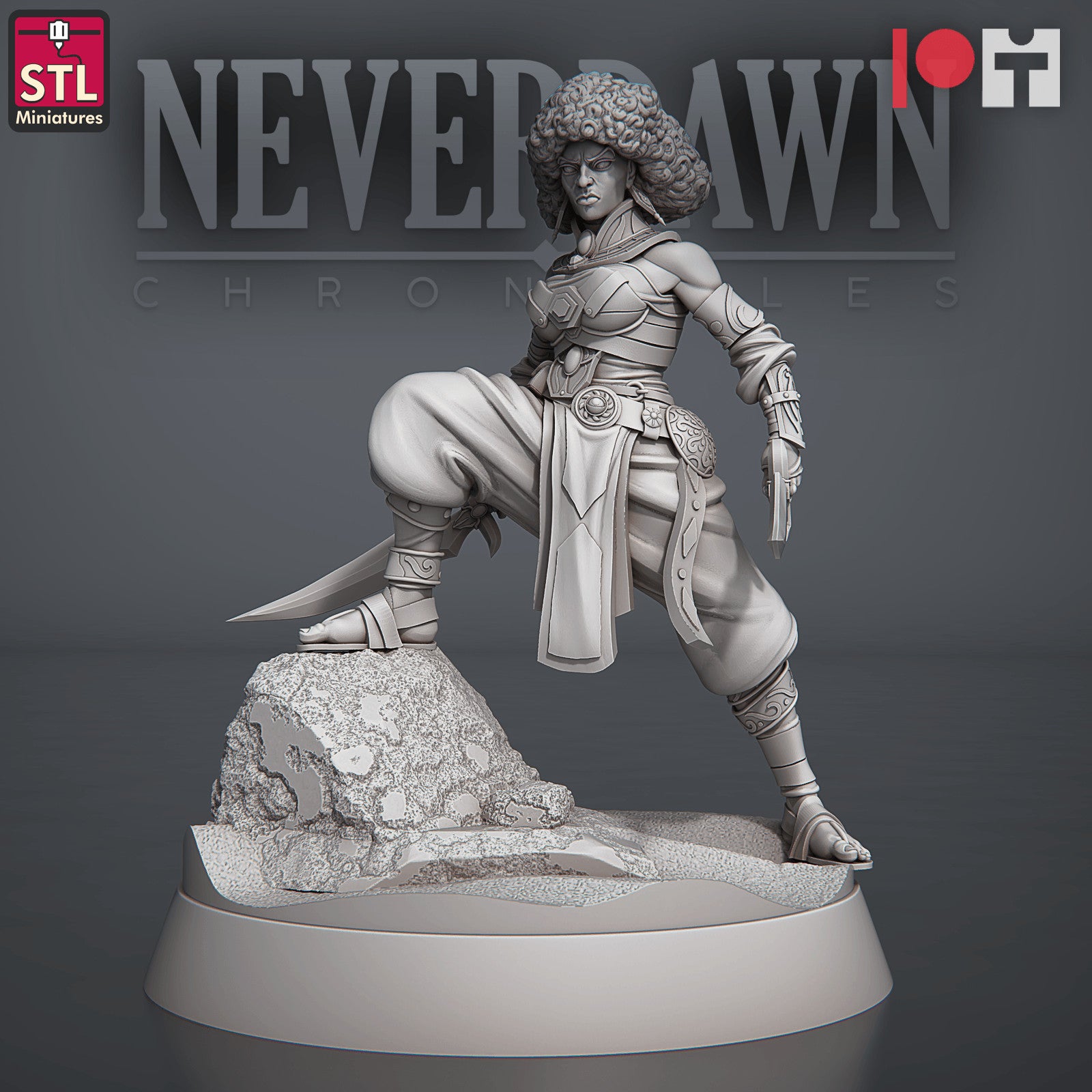 Sand Maiden A 28mm miniature