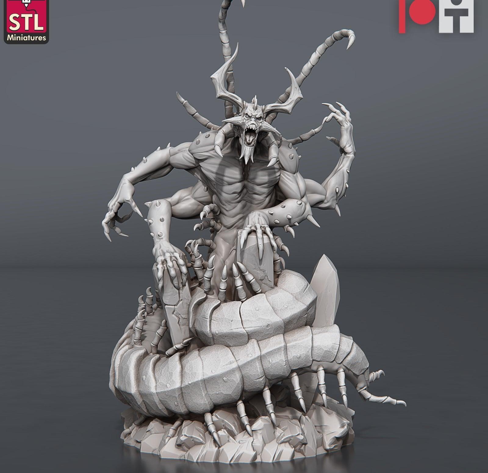 Tiszirain Scalpendra 28mm resin miniature