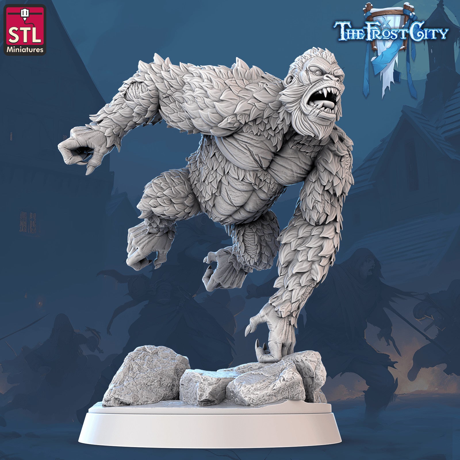 White gorilla miniature A