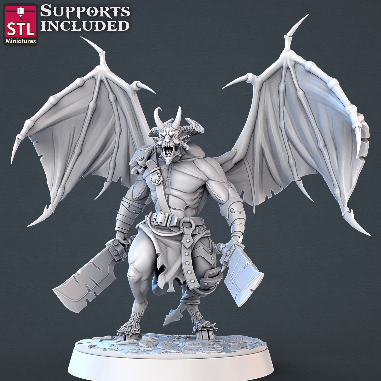 Demons group view miniatures