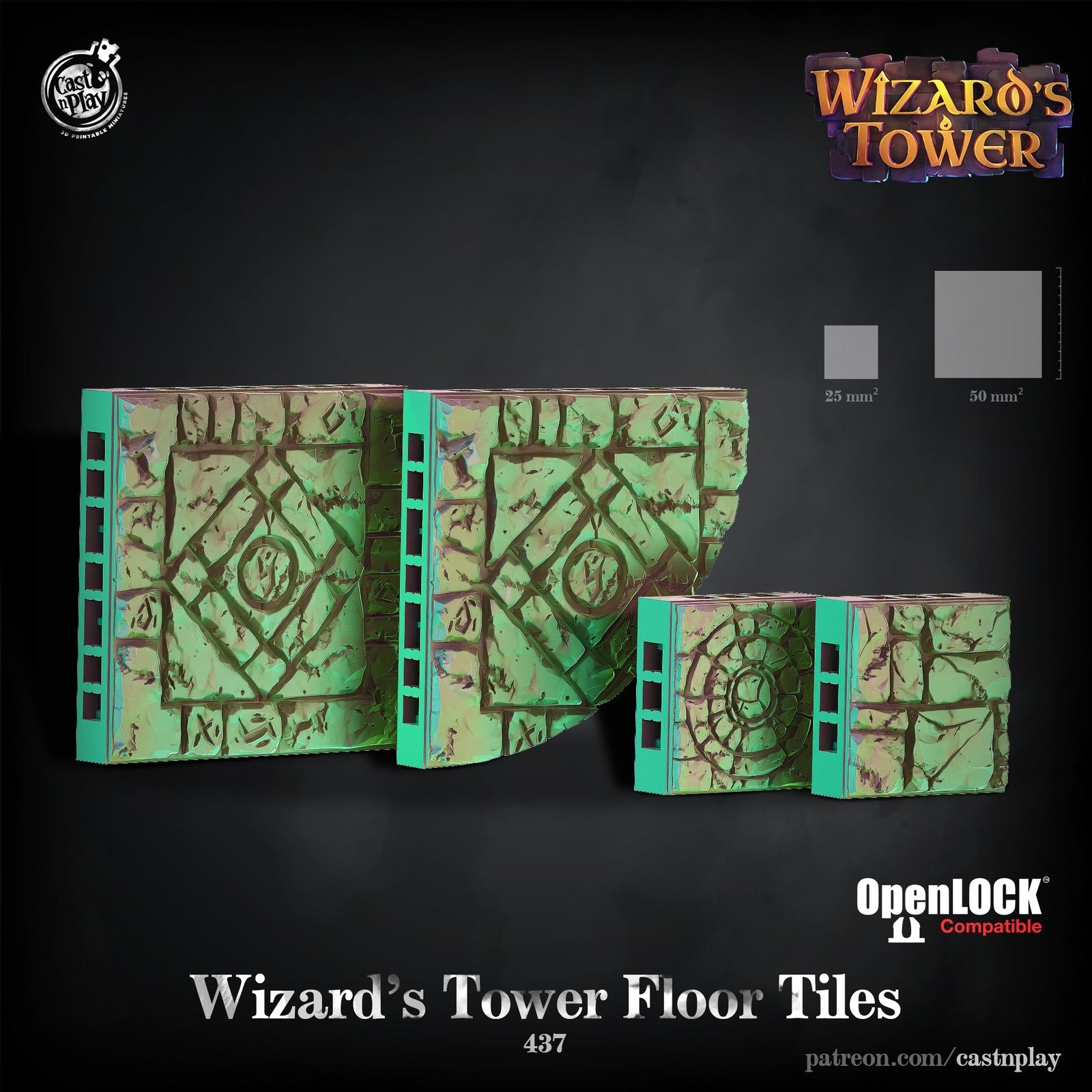 Wizards Tower Floor Tiles Terrain Set
