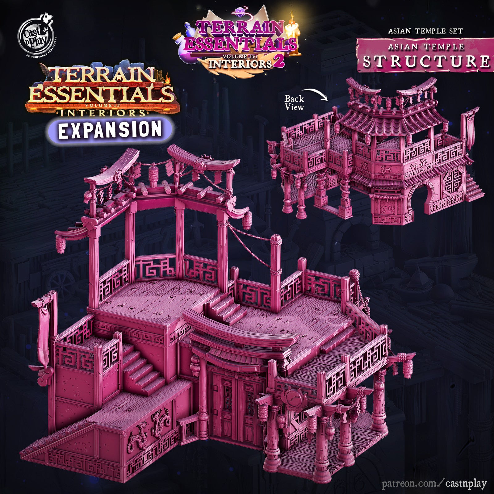 Asian Temple – Structure Set