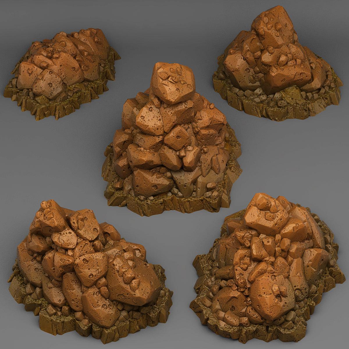 Natural Pile Of Rocks
