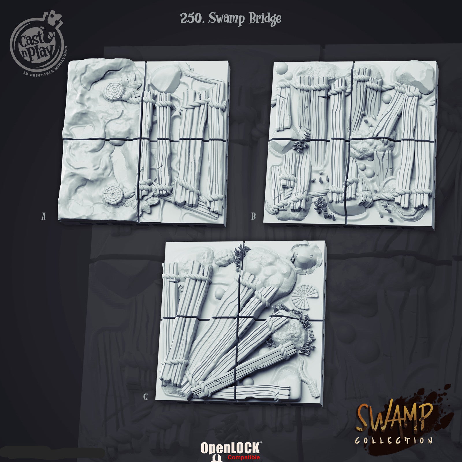 Swamp Bridge Terrain Set
