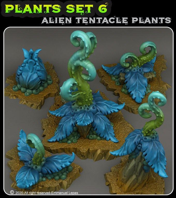 Alien Tentacle Plants