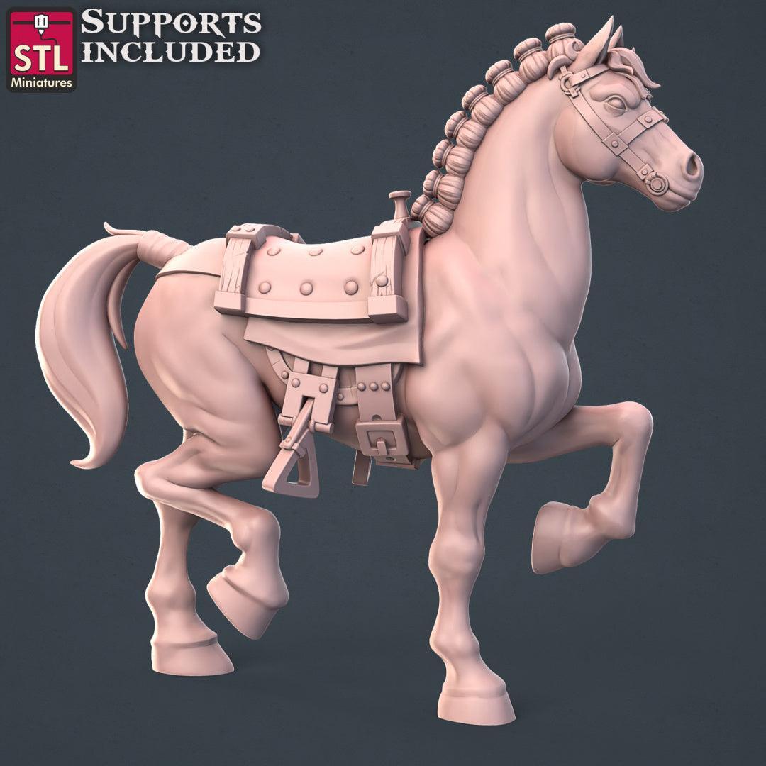 Horse B 28mm miniature