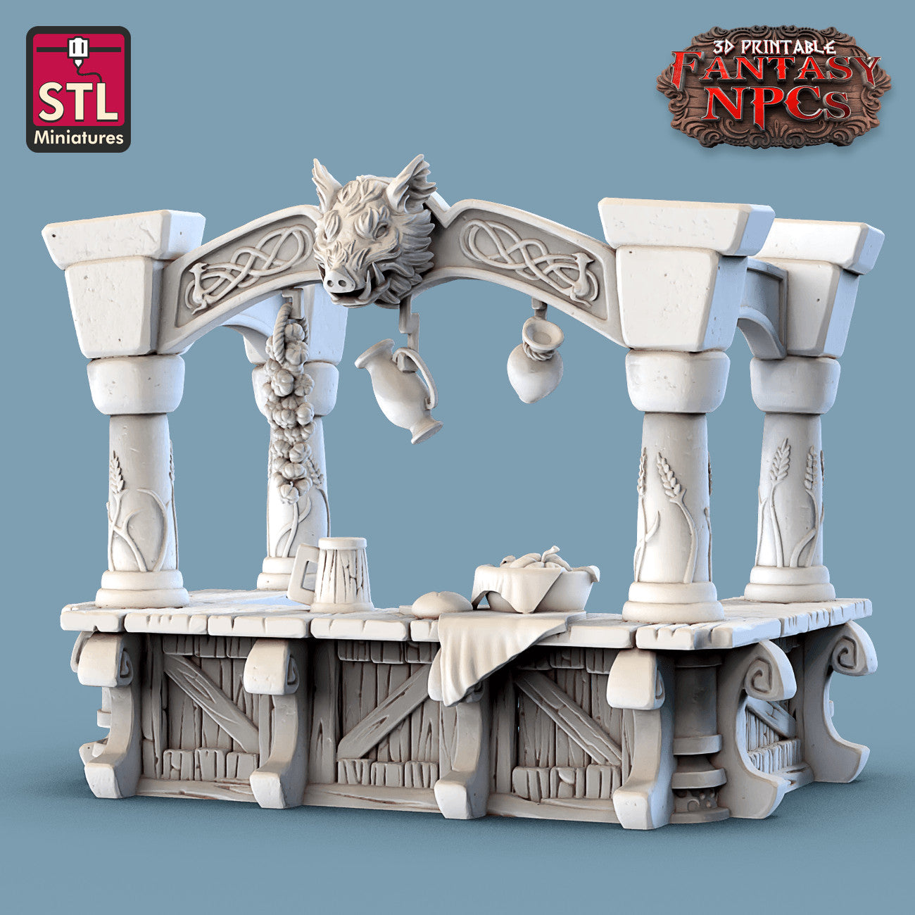 Inn bar terrain piece