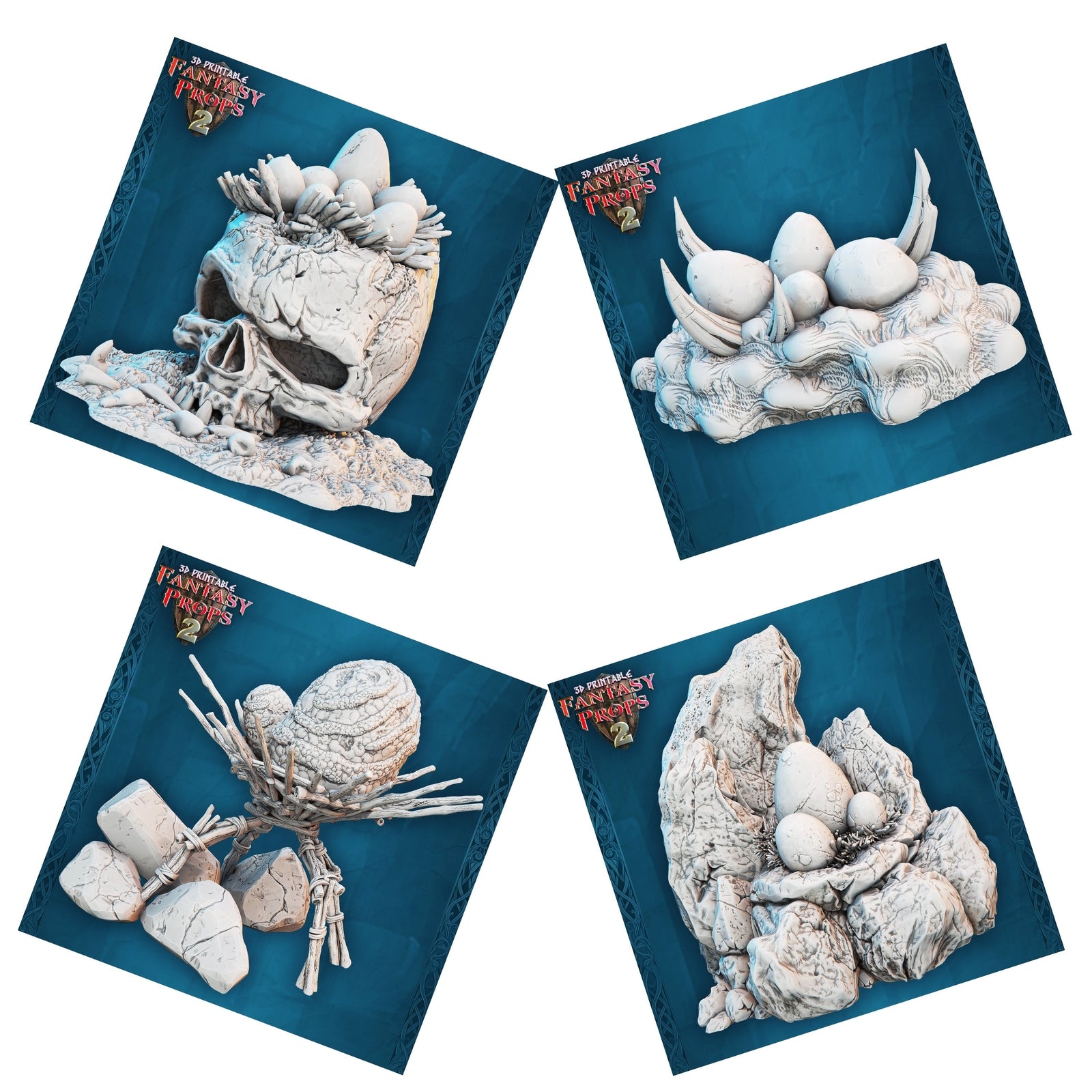 Dungeon nests 28mm resin scenery set