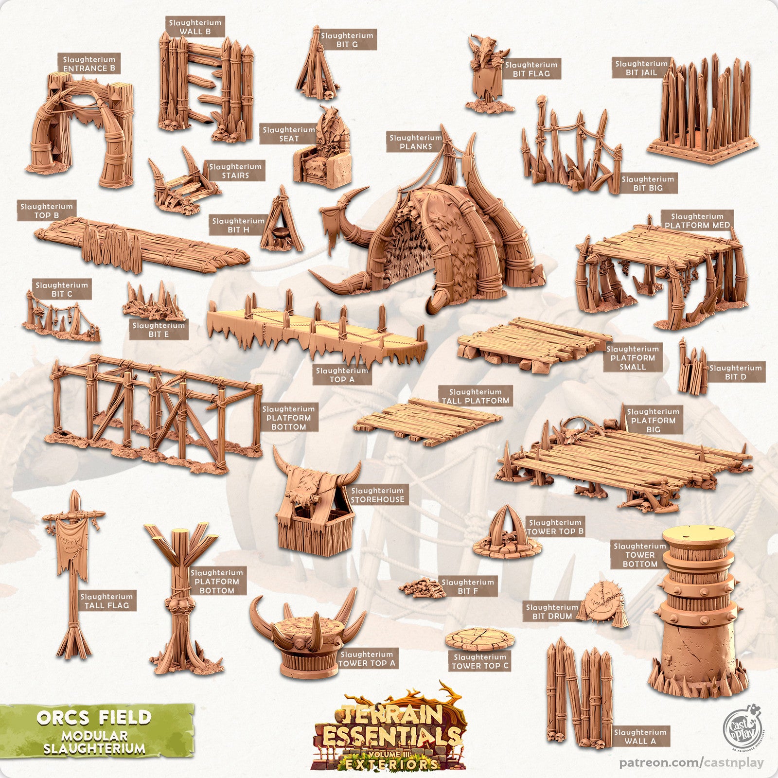 Slaughterium – Orcs Field Set
