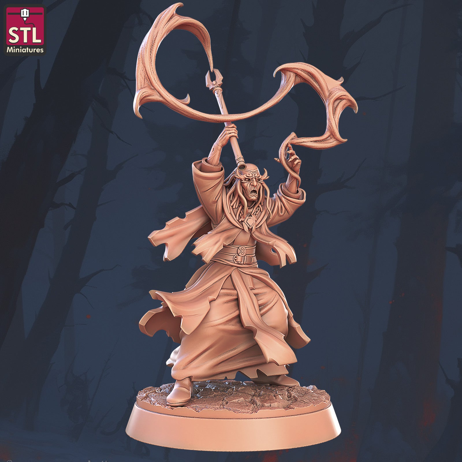 Tekratis Sorcerer 28mm resin miniature