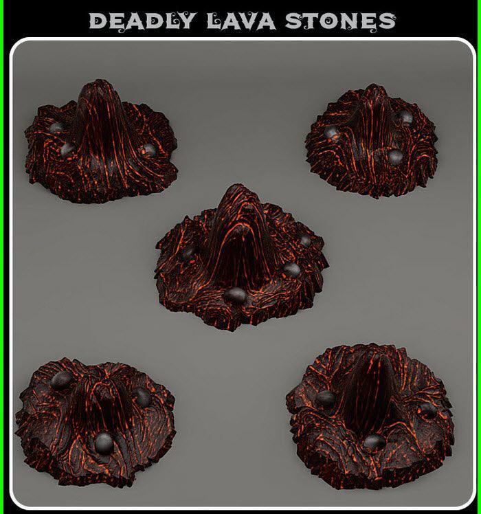 Deadly Lava Stones