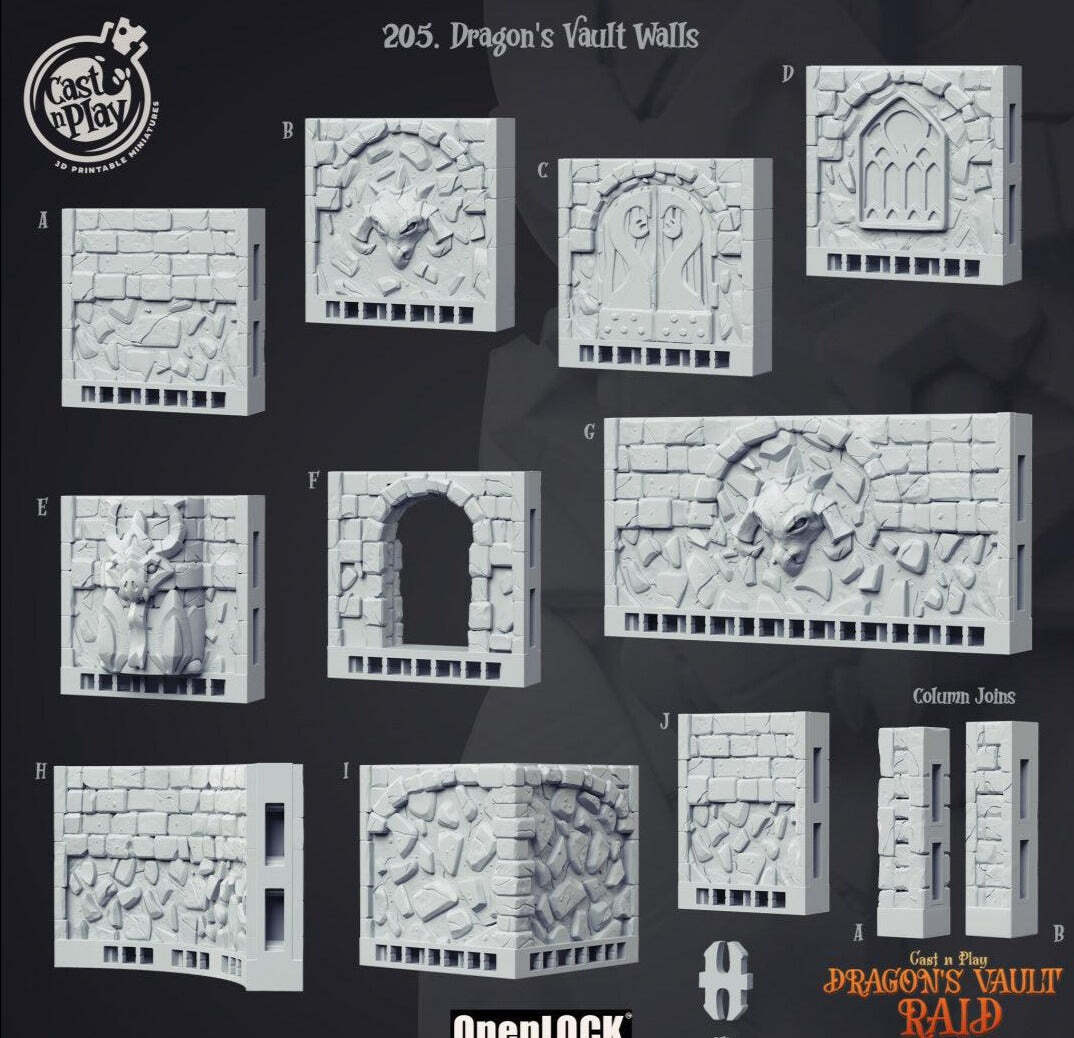 Dragon's Vault Walls – Dragon's Hoard