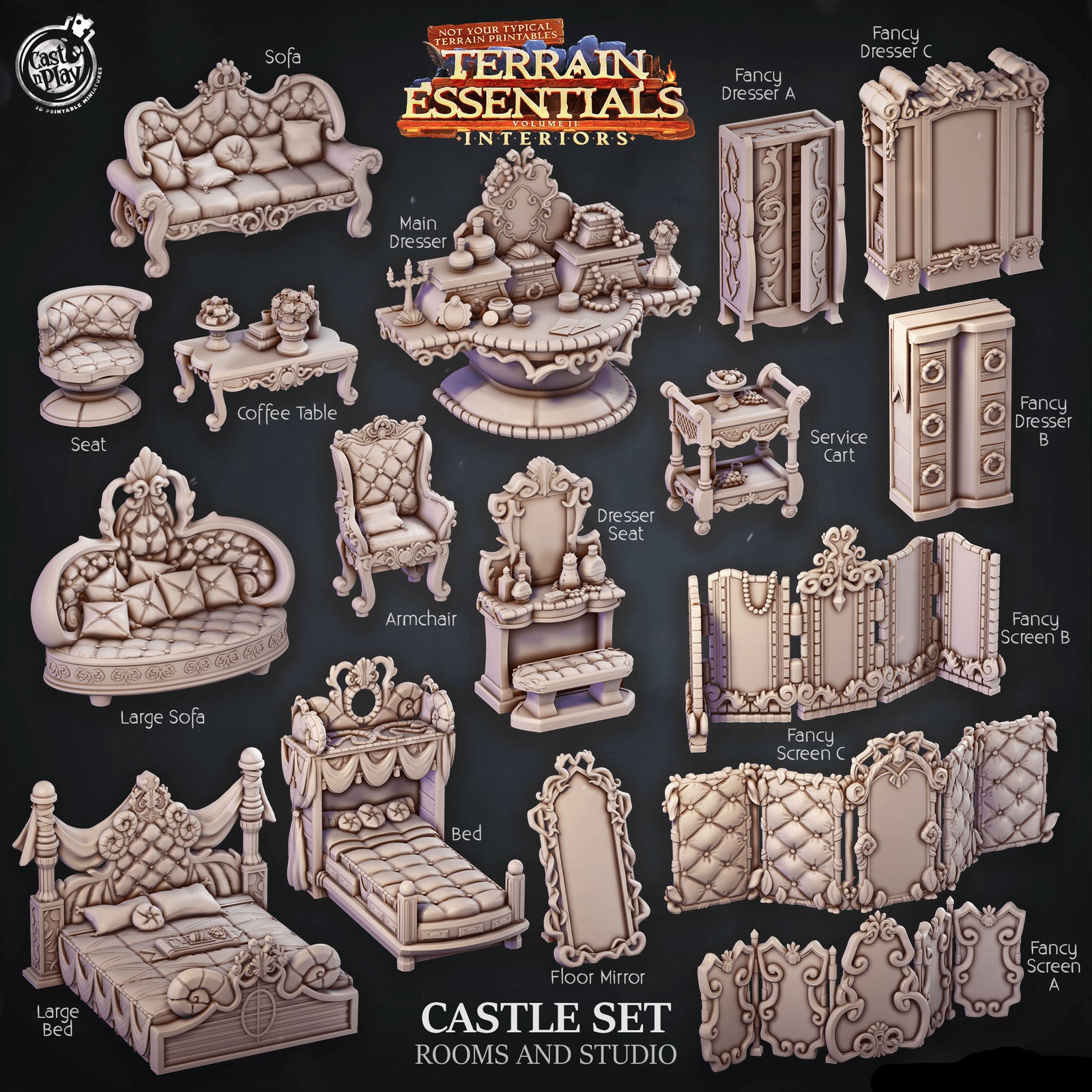 Room and Studio Castle Set