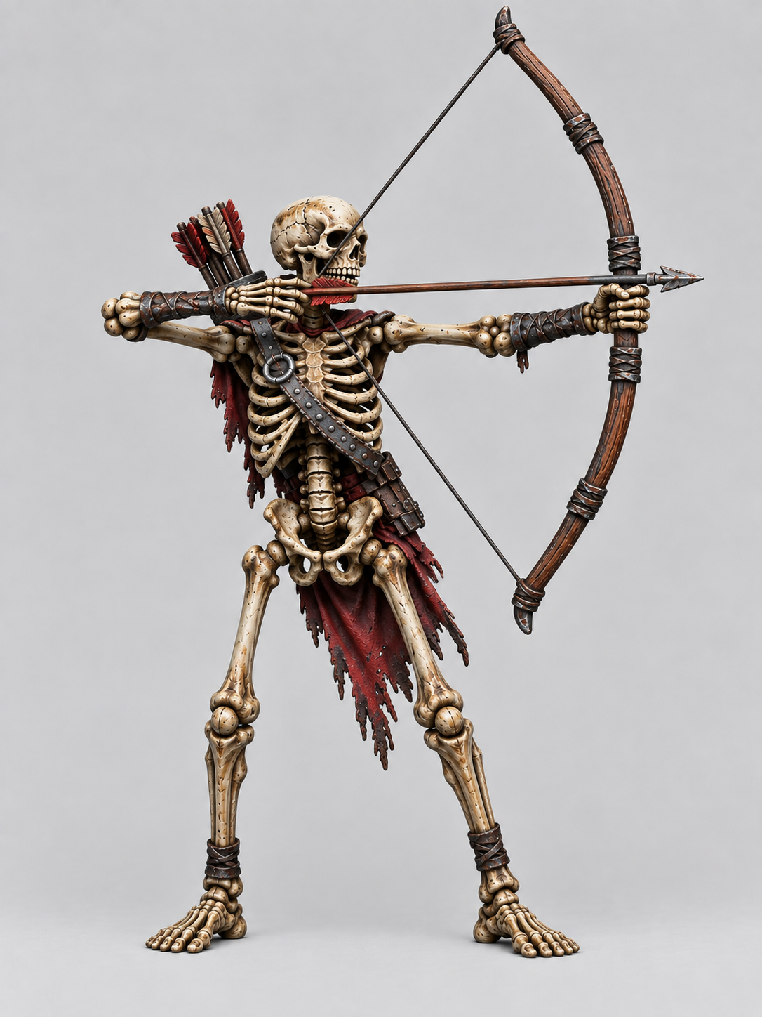 Skeleton Archer 1 painted presentation; supplied unpainted.