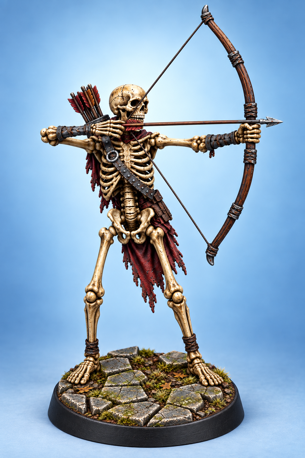 Skeleton Archer 1 painted presentation; supplied unpainted.