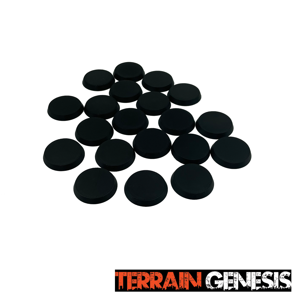 28.5mm Beveled Round Bases