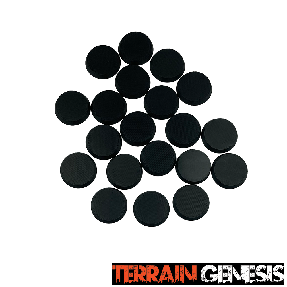 28.5mm Beveled Round Bases
