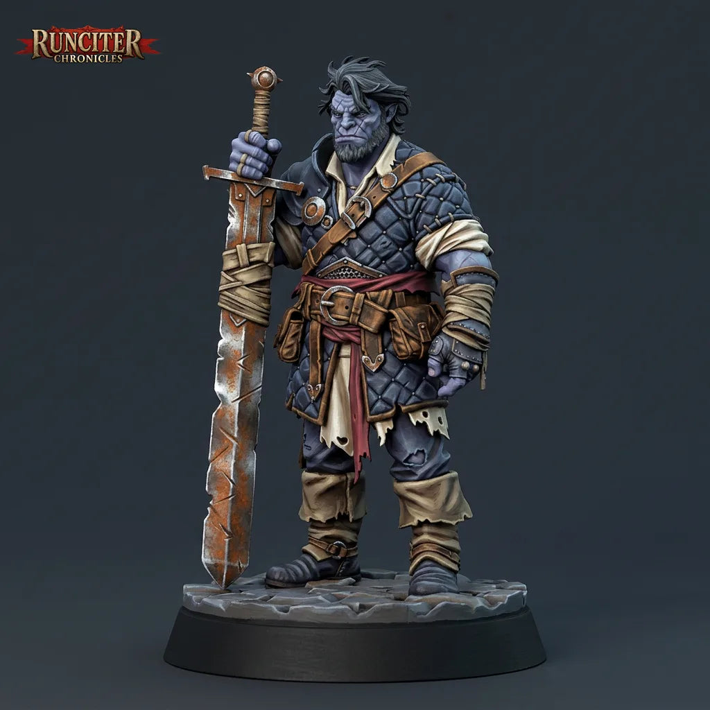 Grak Stonefist · Male Half Orc Fighter