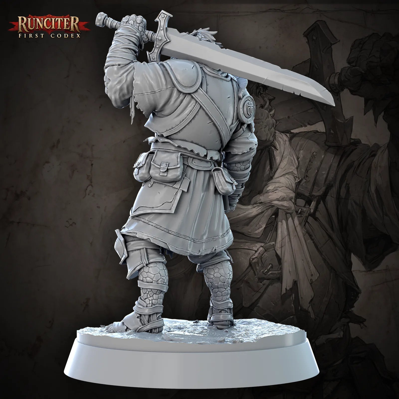 Krythos, the Steadfast Scale · Male Dragonborn Fighter