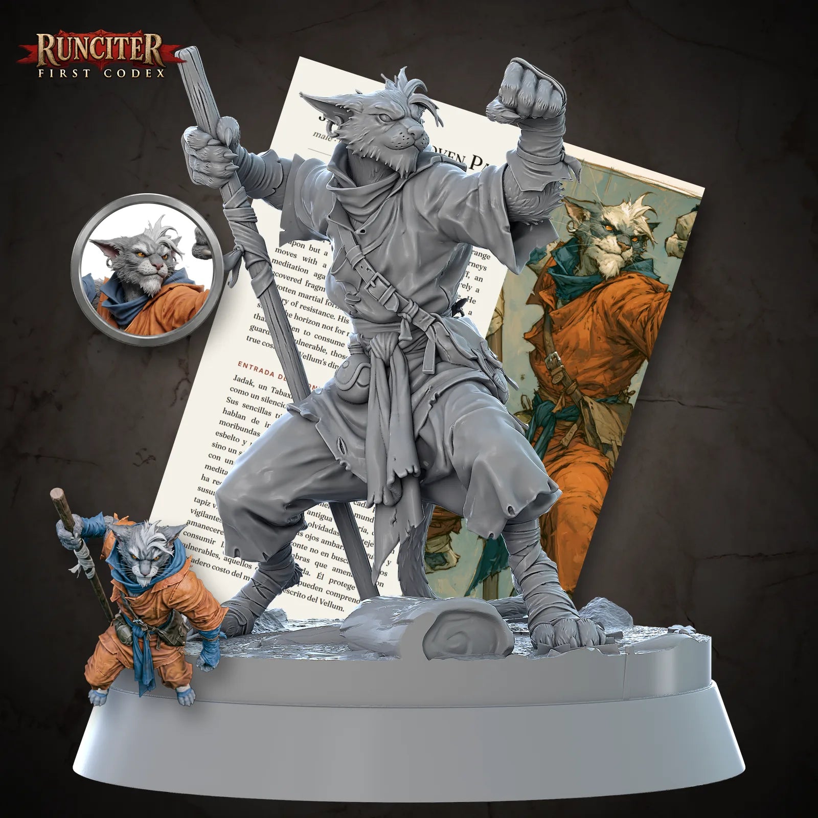 Jadak, the Woven Path · Male Tabaxi Monk
