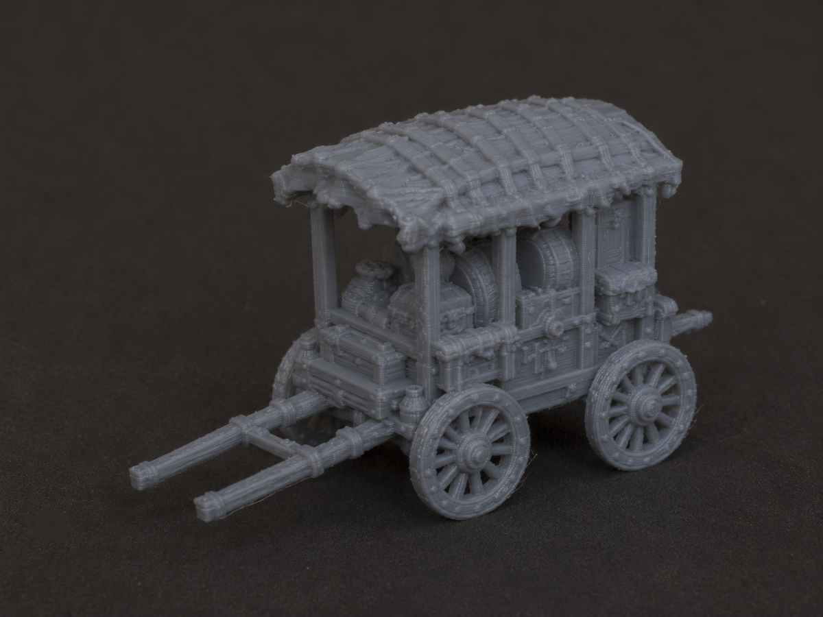 Merchant cart, alternate view