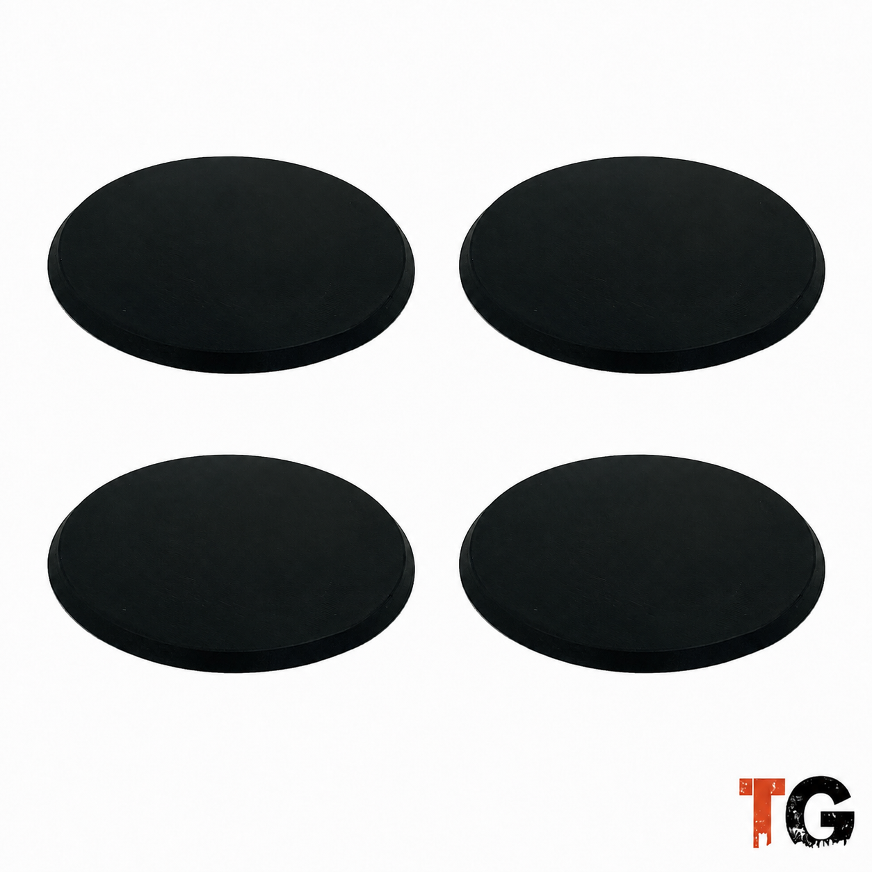 120mm Beveled Round Bases