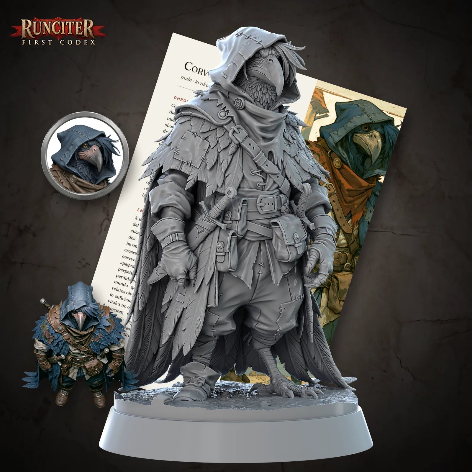 Corvus · Male Kenku Rogue