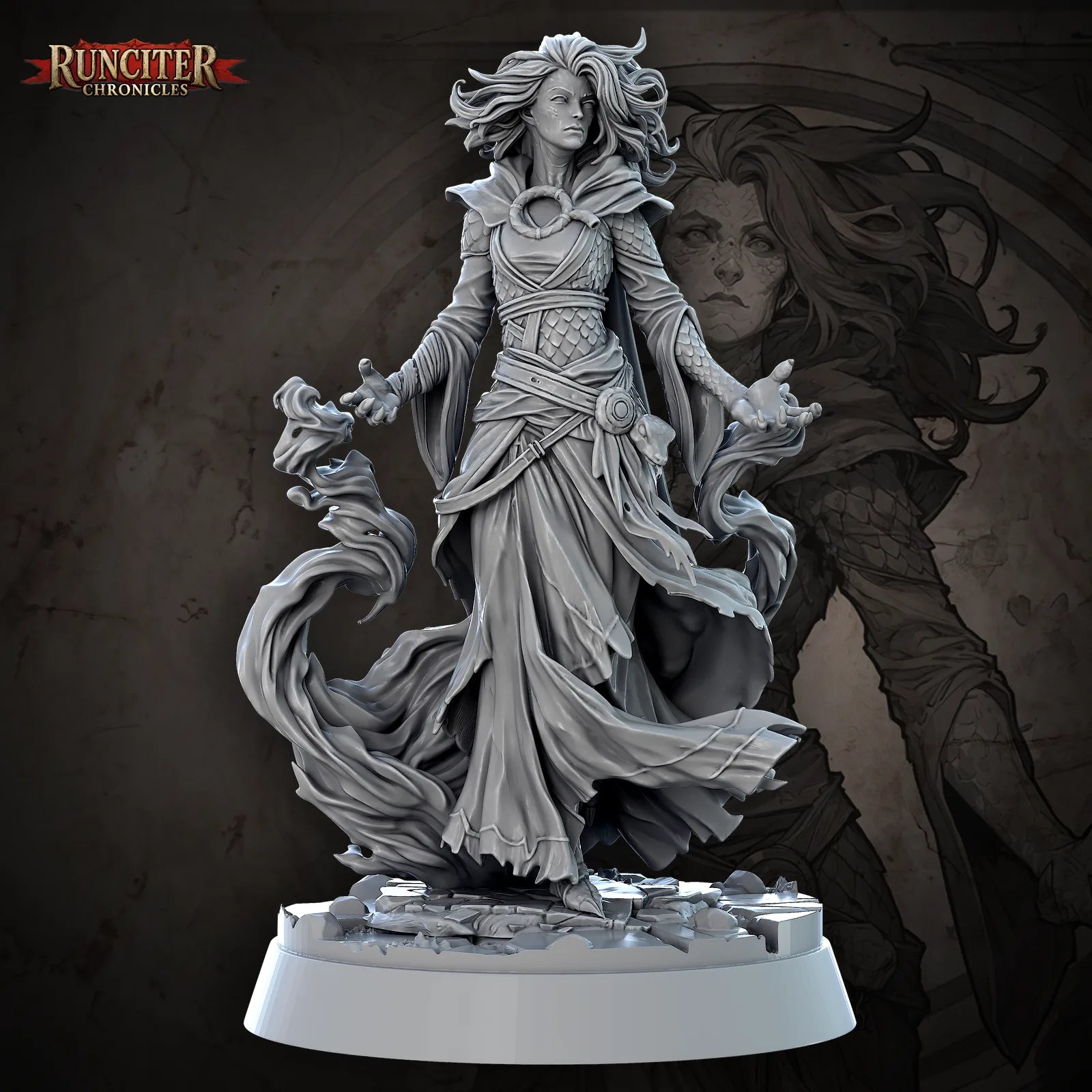 Syllis Shadeheart · Female Yuan Ti Sorcerer