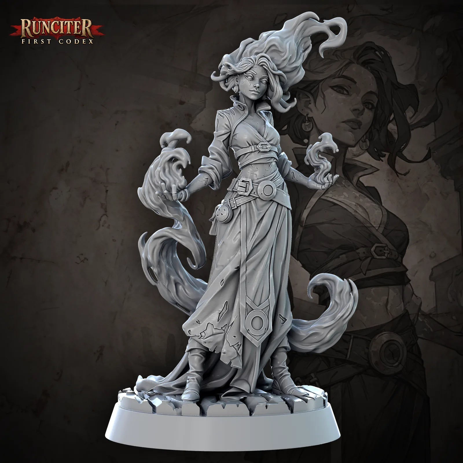 Calyx Ignis · Female Genasi Sorcerer