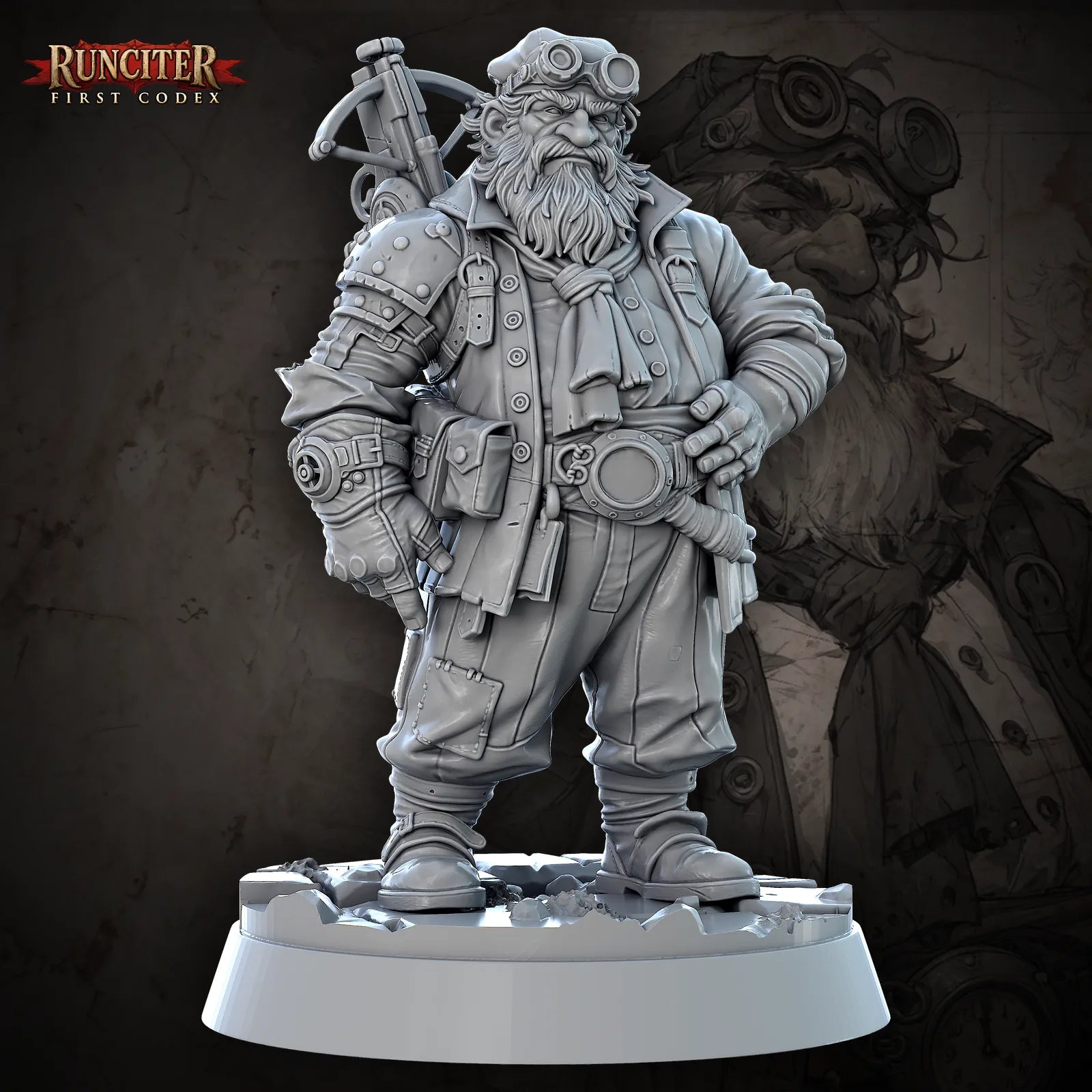 Borin Cogsworth · Male Dwarf Artificer