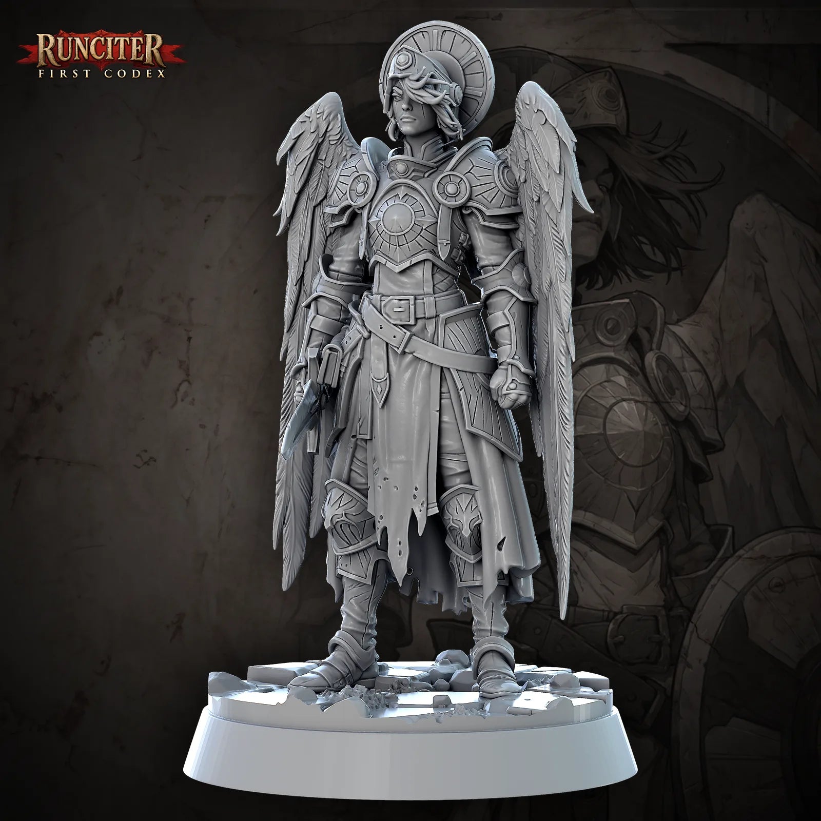 Valerius, the Unbroken Aegis · Female Aasimar Paladin