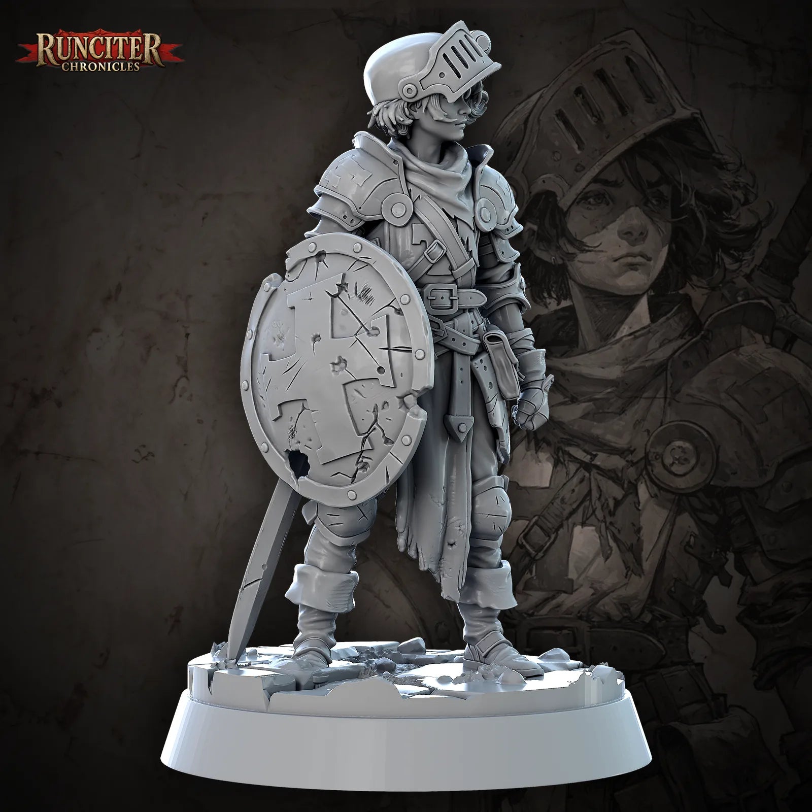 Rowan, the Steadfast Heart · Female Human Paladin