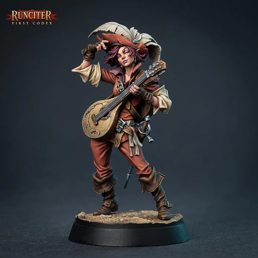 Valerius Melody · Female Half Elf Bard