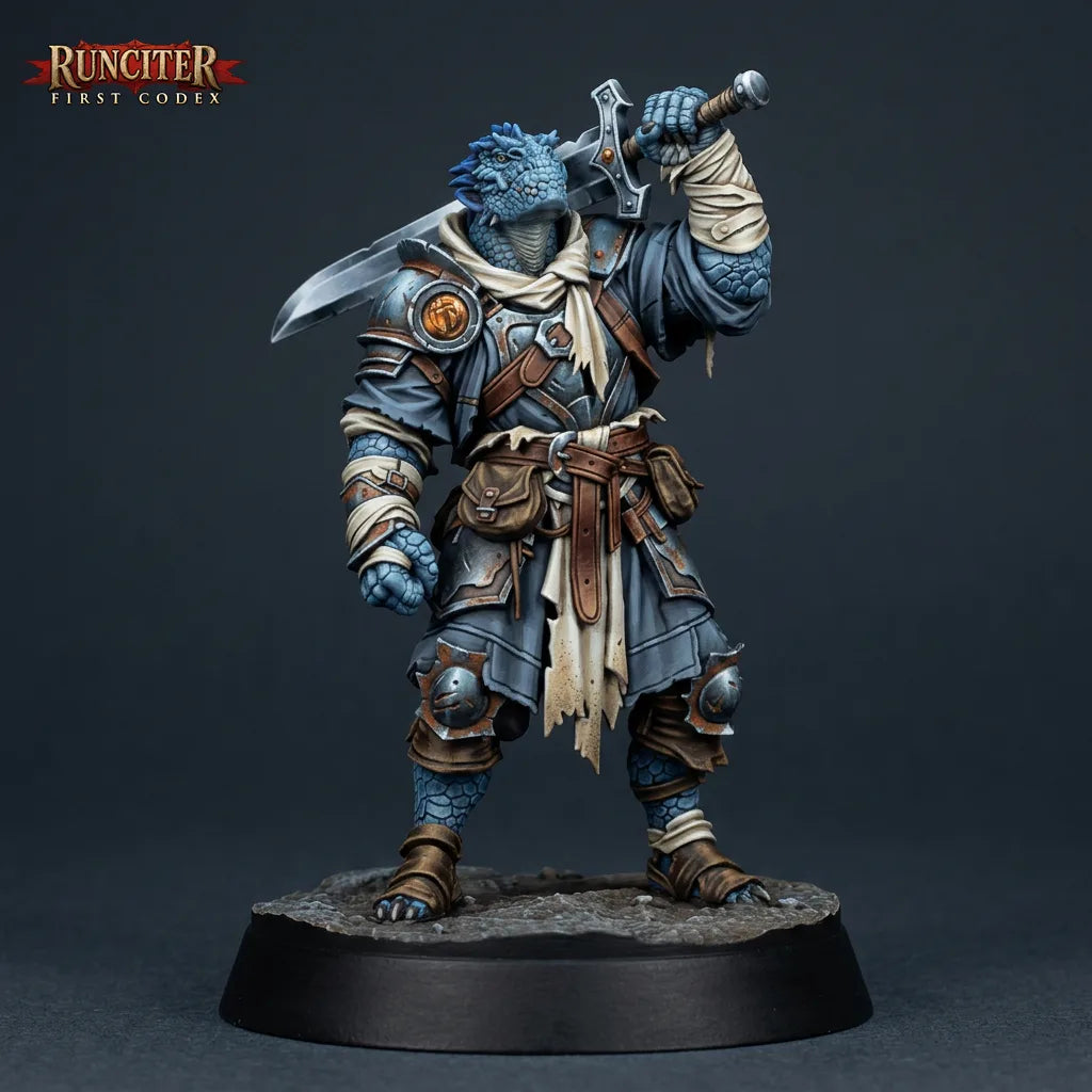 Krythos, the Steadfast Scale · Male Dragonborn Fighter