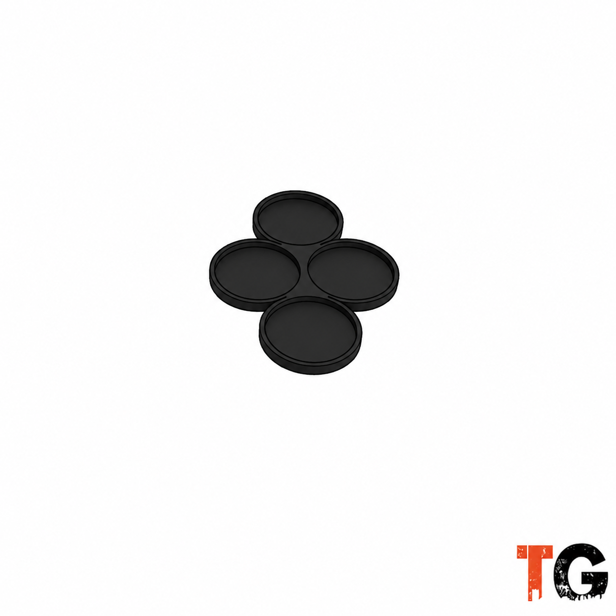 25mm Movement Tray - 4 Models - 2x2 Diamond
