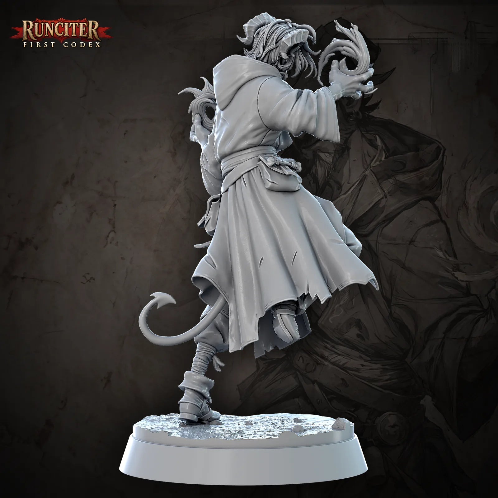 Malakor Ashborn · Male Tiefling Sorcerer