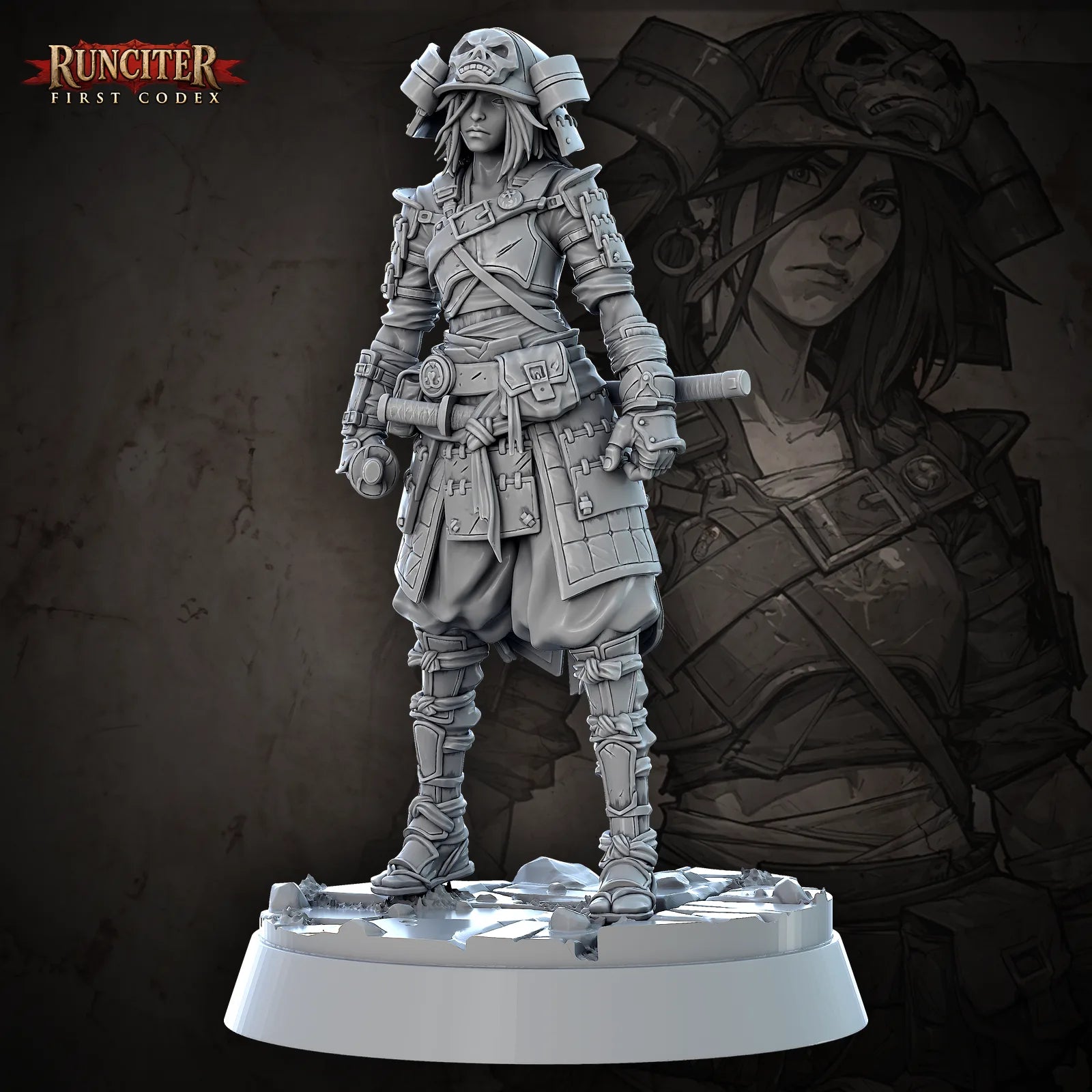 Midori of the Obsidian Blade · Female Human Fighter
